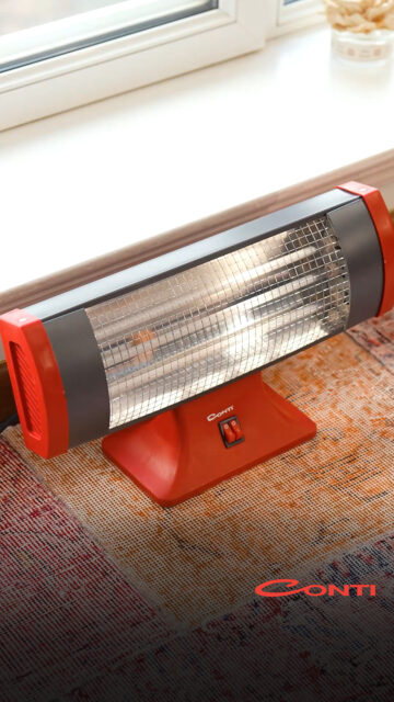 Soğuk günlerde evinizin en sıcak köşesi Conti Sirius Isıtıcı ile şekilleniyor! 🌡️❤️
1800W yüksek ısıtma performansı ve Quartz teknolojisi sayesinde anında sıcaklık sunan Conti Sirius, soğuk havaların vazgeçilmezi olmaya aday. İki kademeli güç ayarıyla ortamın sıcaklığını tamamen kendinize göre belirleyebilir, sessiz çalışma özelliğiyle konforun tadını kesintisiz çıkarabilirsiniz. ❄️🏠
#Conti #ContiHepSeninle