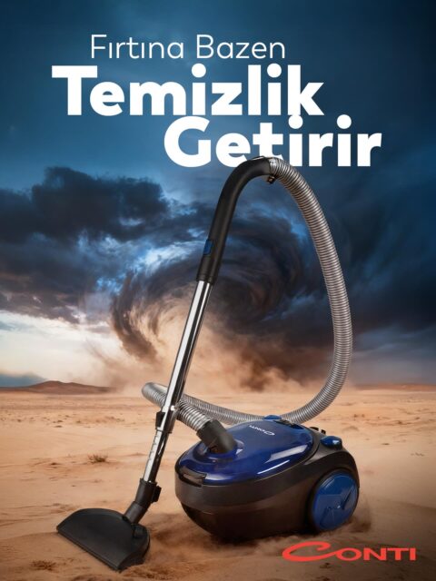 Evinizde fırtına etkisi yaratmaya hazır mısınız? 🌪️ 
En zorlu tozlara karşı devasa emiş gücüyle Conti CVC-309 Stormy Toz Torbasız Süpürge, temizliği bir zahmetten çıkarıp ferahlığa dönüştürüyor. Toza yer yok, temizliğe yer açın! 🧹💙
#Conti #ContiHepSeninle