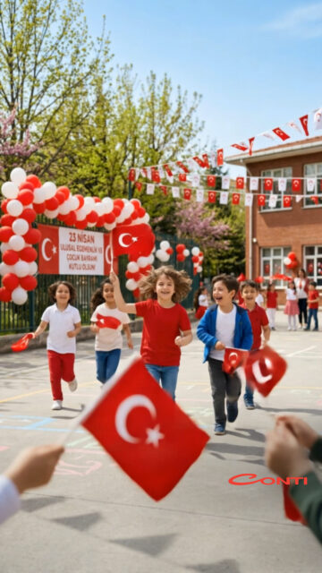 23 Nisan Ulusal Egemenlik ve Çocuk Bayramı’nı, geleceğe umutla bakan tüm çocukların hayalleriyle birlikte kutluyoruz. ✨
Ulu Önder Mustafa Kemal Atatürk’ün çocuklara armağan ettiği bu özel gün, yarınların daha aydınlık olması için en büyük ilhamımız.
#Conti