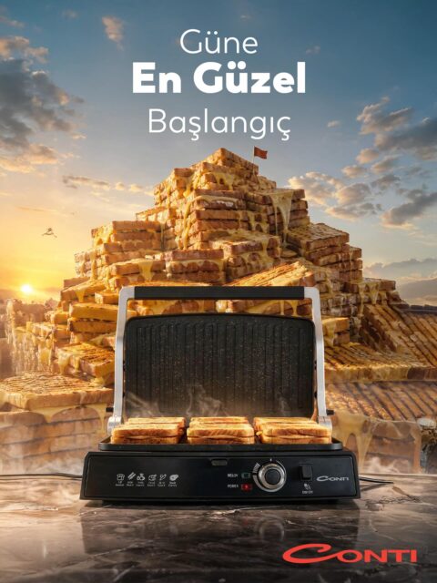 Güne en güzel başlangıç mı? Tabii ki içi erimiş peynirli, dışı çıtır çıtır bir tost ile! 🥪✨
Conti Tost Makinesi ile her sabah bir şölen, her ısırık bir mutluluk. Güne enerjik başlamak bu kadar kolay.
#Conti #ContiHepSeninle