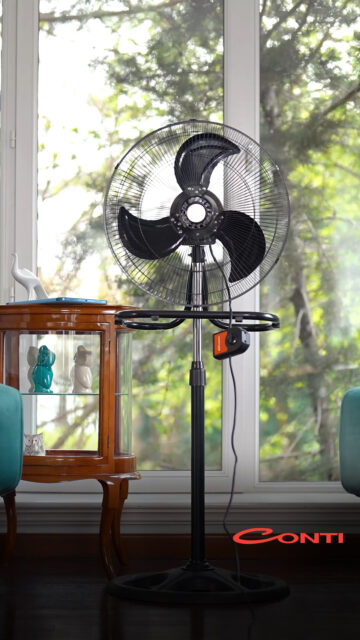 Sıcak günlerin vazgeçilmezi kapıda! 🌬️☀️
Conti CSF-410 Tayfun Ayaklı Vantilatör'ün 3 kademeli hız kontrolü ve 18 inç geniş kanadı ile evinize ferah bir nefes getirin. Yaz geldi, Tayfun hazır.
#Conti #ContiHepSeninle