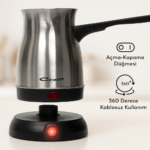 Conti CKC-500 Hayal Çelik Elektrikli Cezve - Görsel 3