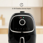 Zaman Ayarı Conti-CDF 451 Prime Airfryer Yağsız Fritöz Siyah