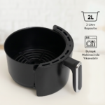 Conti-CDF 451 Prime Airfryer Yağsız Fritöz Siyah