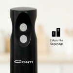Conti CMD-208 Multiset 3 Blender Set Siyah - Görsel 3