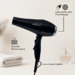 Conti CHD-125 Karayel Saç Kurutma Mak. Siyah Gümüş - Görsel 4