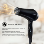 Conti CHD-125 Karayel Saç Kurutma Mak. Siyah Gümüş - Görsel 5