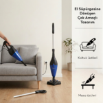 Conti CSC-305 Zeus Plus Dikey Elektrikli Süpürge Mavi - Görsel 4