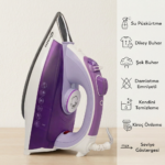 Conti CU-3388 Sensitive 2600 Watt Buharlı Ütü Mor - Görsel 4