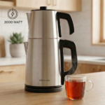 Conti CTM-125 Tealine Çelik Çaycı İnox - Görsel 2