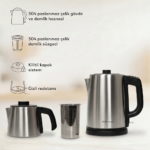 Conti CTM-125 Tealine Çelik Çaycı İnox - Görsel 5