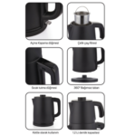 Conti CTM-125 Tealine Çelik Çaycı Siyah