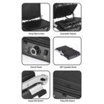 Conti CG-320 Bestost 2000 Watt Izgara ve Tost Makinesi Siyah