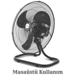 Conti CSF-410 Tayfun 18 İnç 3 Kademeli Ayaklı Vantilatör masaüstü kullanım