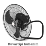 Conti CSF-410 Tayfun 18 İnç 3 Kademeli Ayaklı Vantilatör duvartipi kullanım