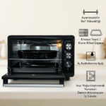 Conti CMF-501 Bakeon 42 Lt Fırın Siyah - Görsel 4