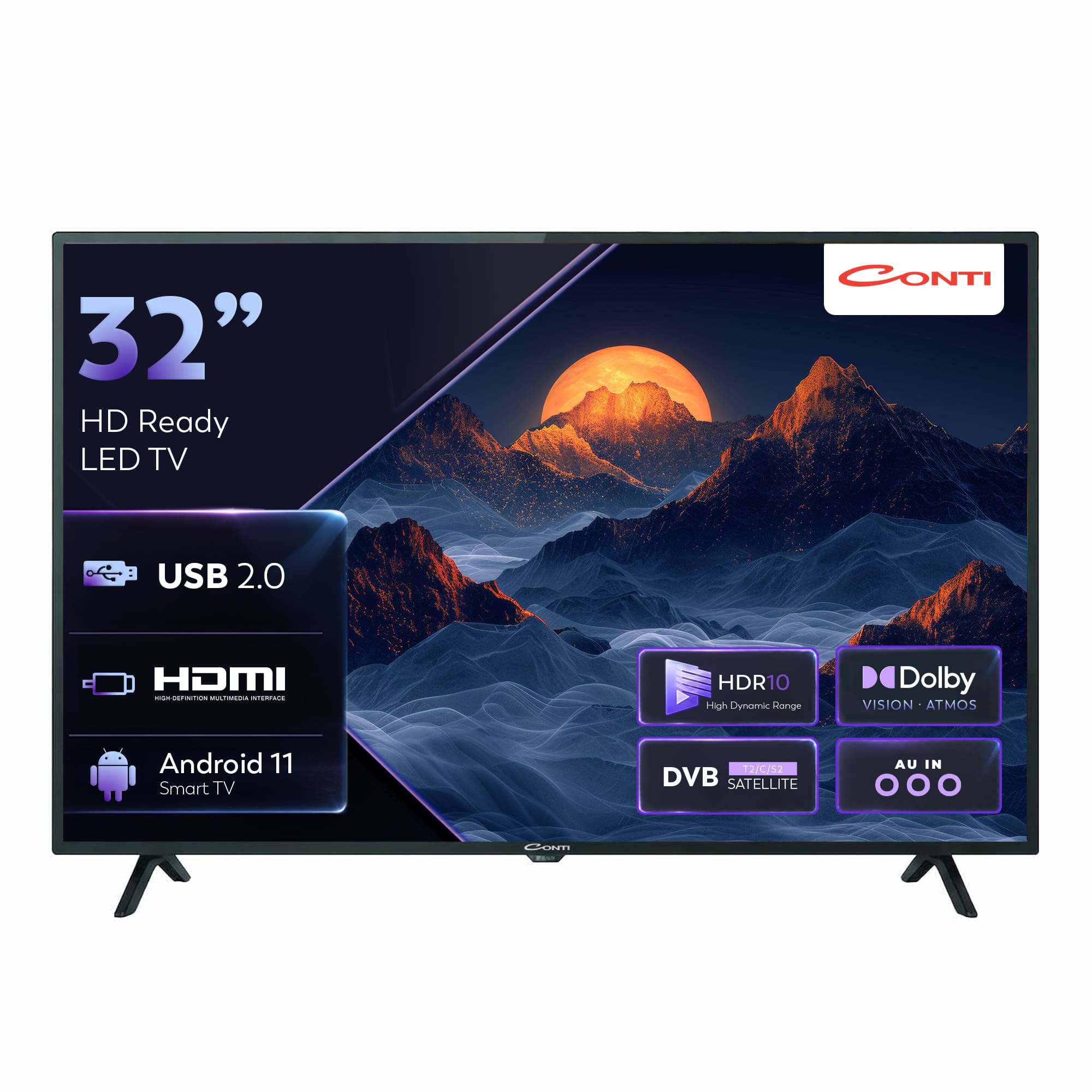 32”-HD-Ready-LED-TV-(CT32LE300H)-RV2 Conti CT32LE300H 32" HD Tv - Görsel 1