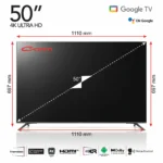 Conti 50inç 4K Ultra HD Televizyon CT50GT300U Boyut
