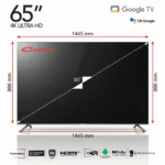 Conti 65inç 4K Ultra HD Televizyon CT650GT300U Boyut