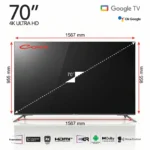 Conti 70inç 4K Ultra HD Televizyon CT70GT300U Boyut