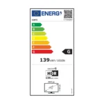 Conti 75inç 4K Ultra HD Televizyon Enerji