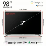 Conti 98inç 4K Ultra HD Televizyon Boyutu