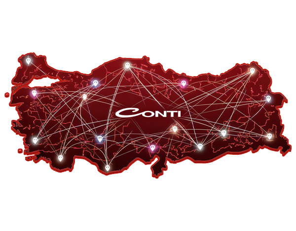 conti web sitesi anasayfa gorsel yenileme harita